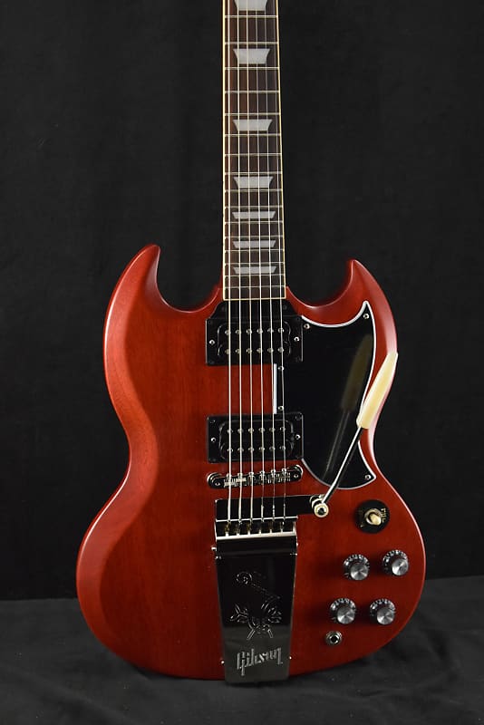 

Электрогитара Gibson SG Standard '61 Faded Maestro Vibrola Vintage Cherry