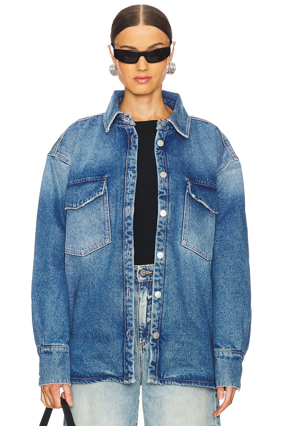 

Noa эко-рубашка Icon Denim, синий