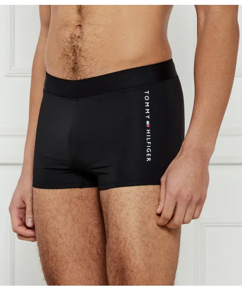 

Пляжные шорты Slim fit Tommy Hilfiger Swimwear, черный