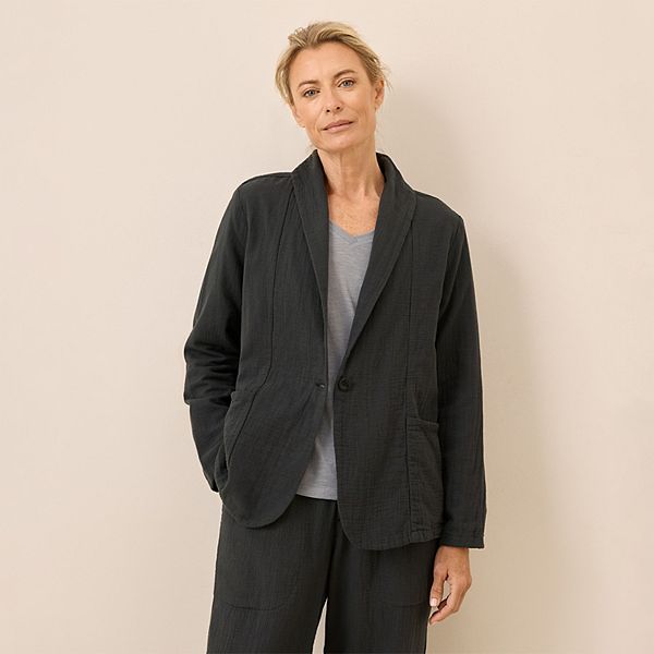 

Двухслойная хлопковая куртка из органического хлопка Pact, Black