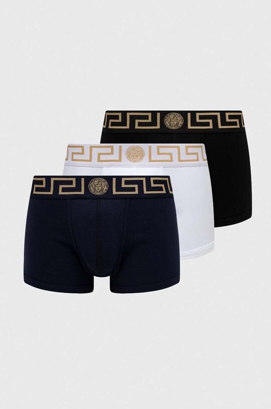 

3 упаковки боксеров Versace, темно-синий