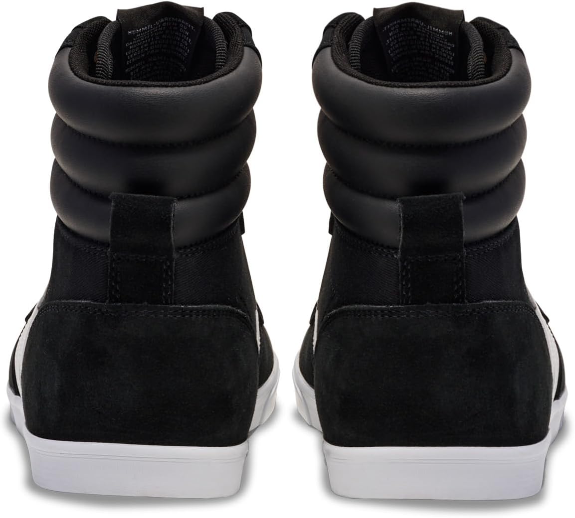 Кроссовки Hummel Unisex высокие, черно-белый — фото 4