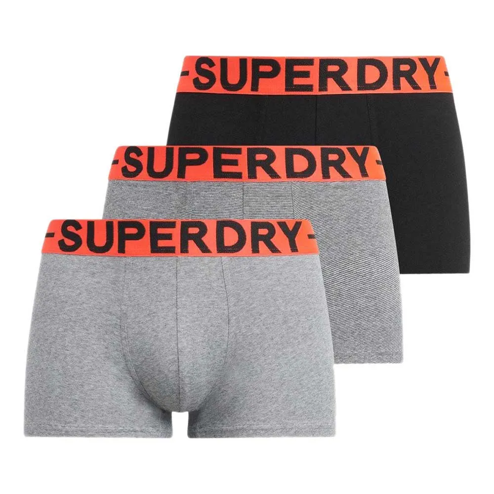 

Боксеры 3 шт Superdry M3110450B Trunk, черный
