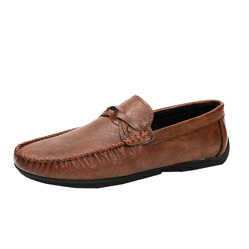 

KUPE Мужские повседневные туфли мужские низкие топы коричневые, цвет Brown