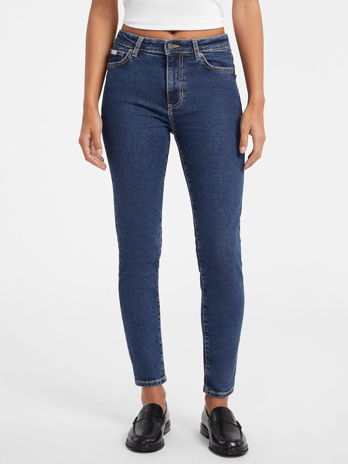 

GUESS G05 Скинни джинсы с высокой посадкой, Gj Medium Wash