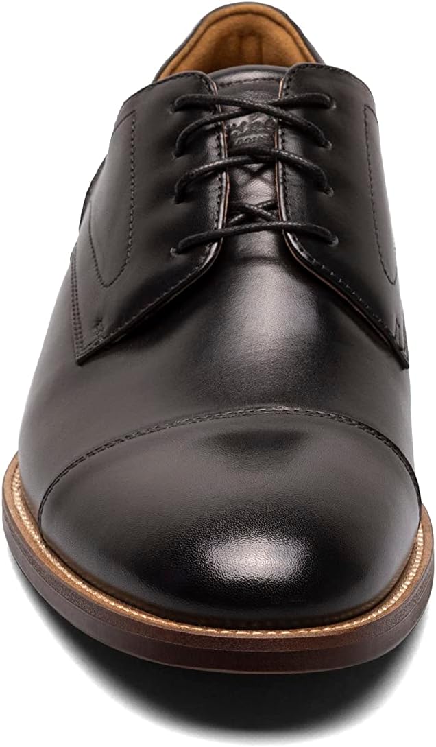 Мужские оксфорды Florsheim Rubano с кап-то носком, черный — фото 2