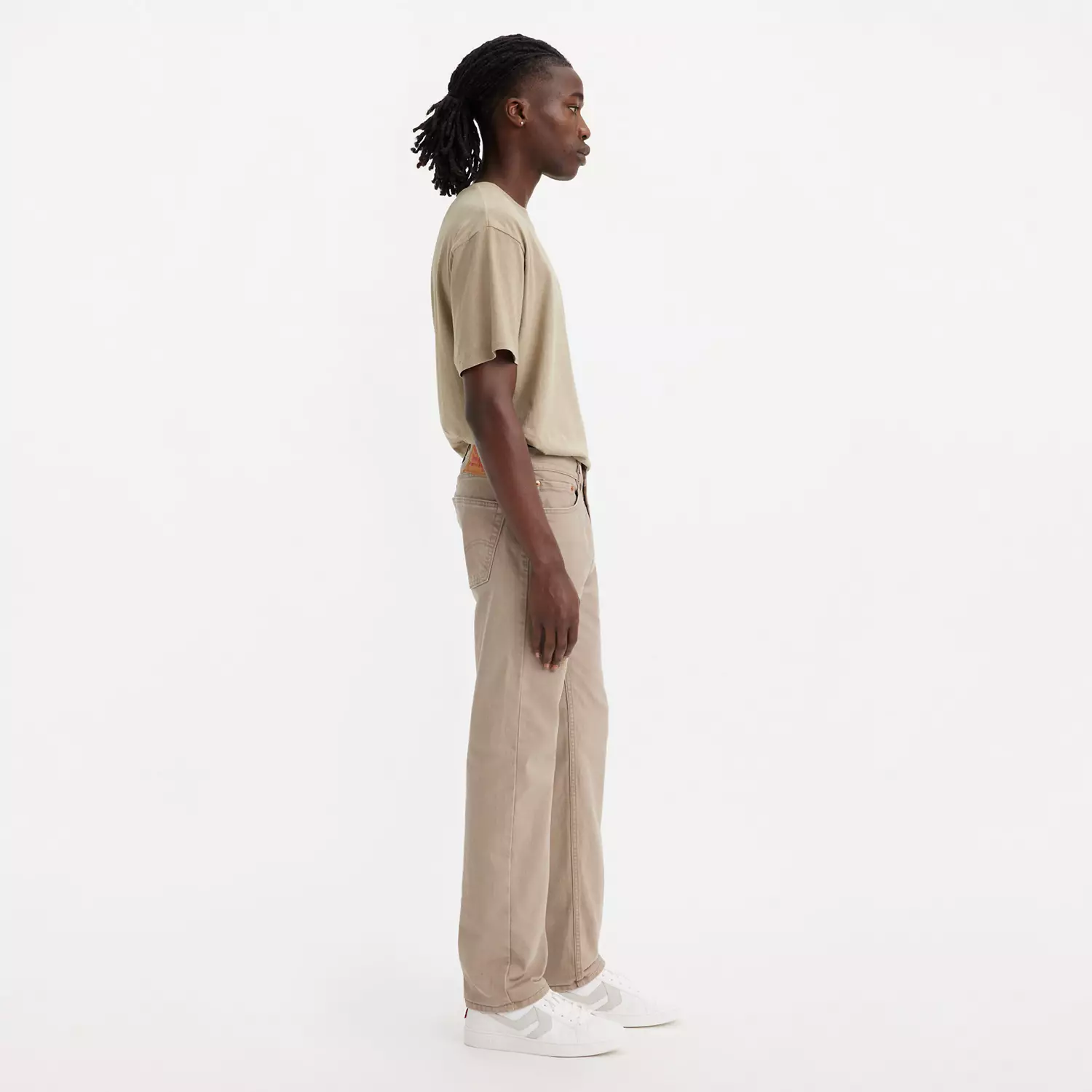 Мужские джинсы Levi's 505 Regular Fit, коричневый — фото 3