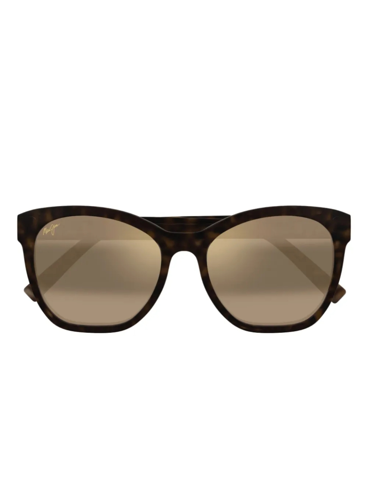 

Солнцезащитные очки Maui Jim Alulu в черепаховой оправе, коричневый