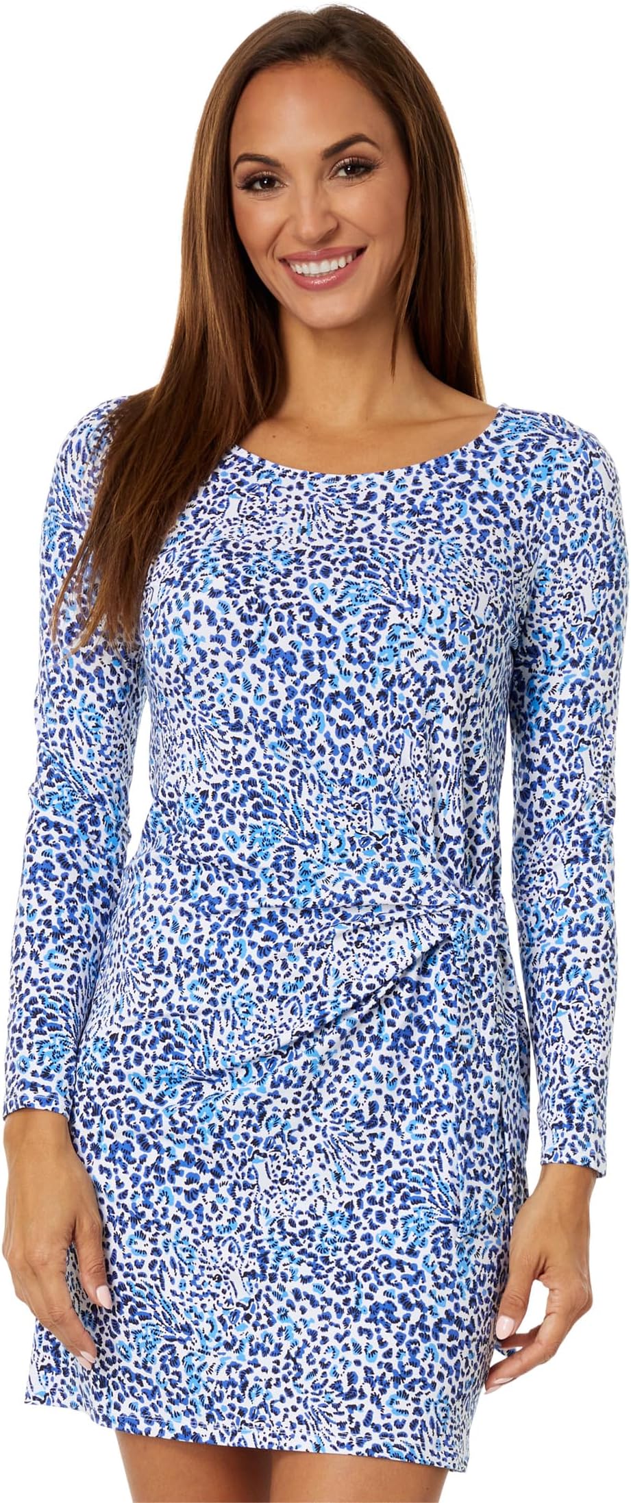 

Платье Lilly Pulitzer Bryson Long Sleeve Dress, цвет Resort White Twisted Up
