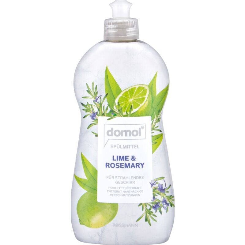 

Жидкость для мытья посуды «Лайм и розмарин» domol, 500 ml