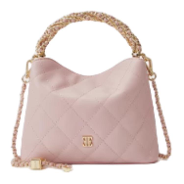 

ELLE Сумка-подушка Split Cow Leather, наплечная сумка, кроссбоди, маленькая женская сумка, черный/Ancora Red/белый/розовый