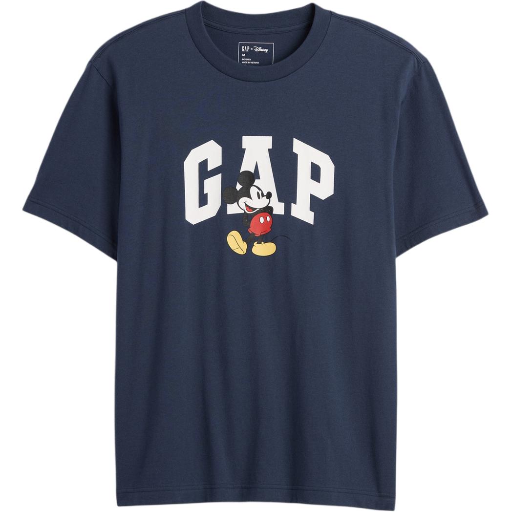 

Футболки унисекс с круглым вырезом, средней толщины GAP, marine синий