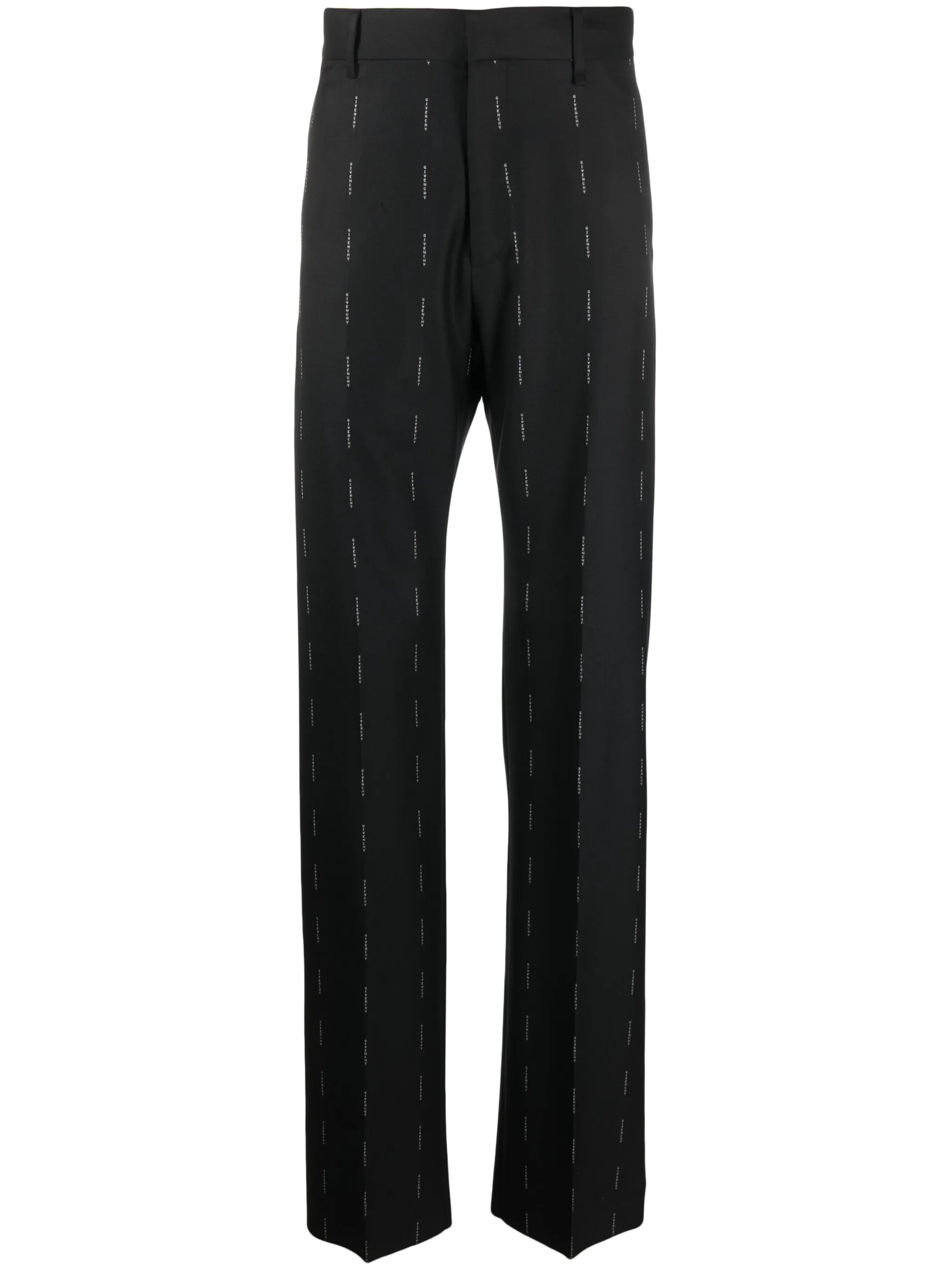 

Прямые брюки с логотипом Givenchy, черный