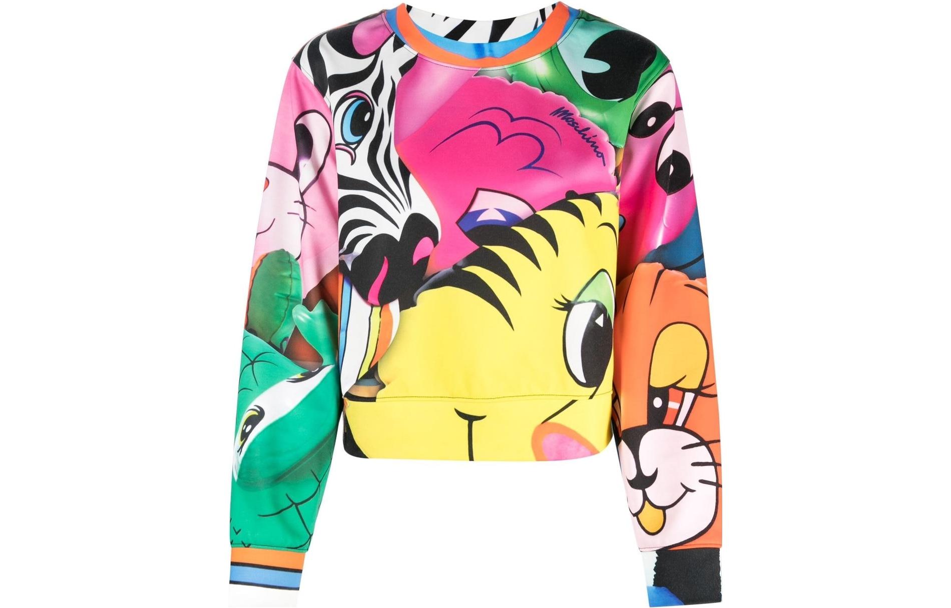 

Свитшот женский разноцветный MOSCHINO, мультиколор