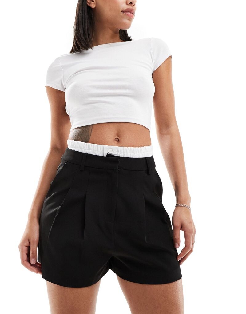 

Черные боксеры с поясом Miss Selfridge