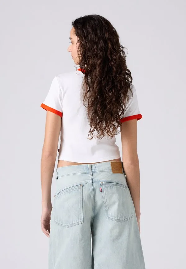 Футболка с графическим мини-принтом в виде колеровки Levi'S, Lse_Spicy Pepper W Glitter Bright White — фото 3