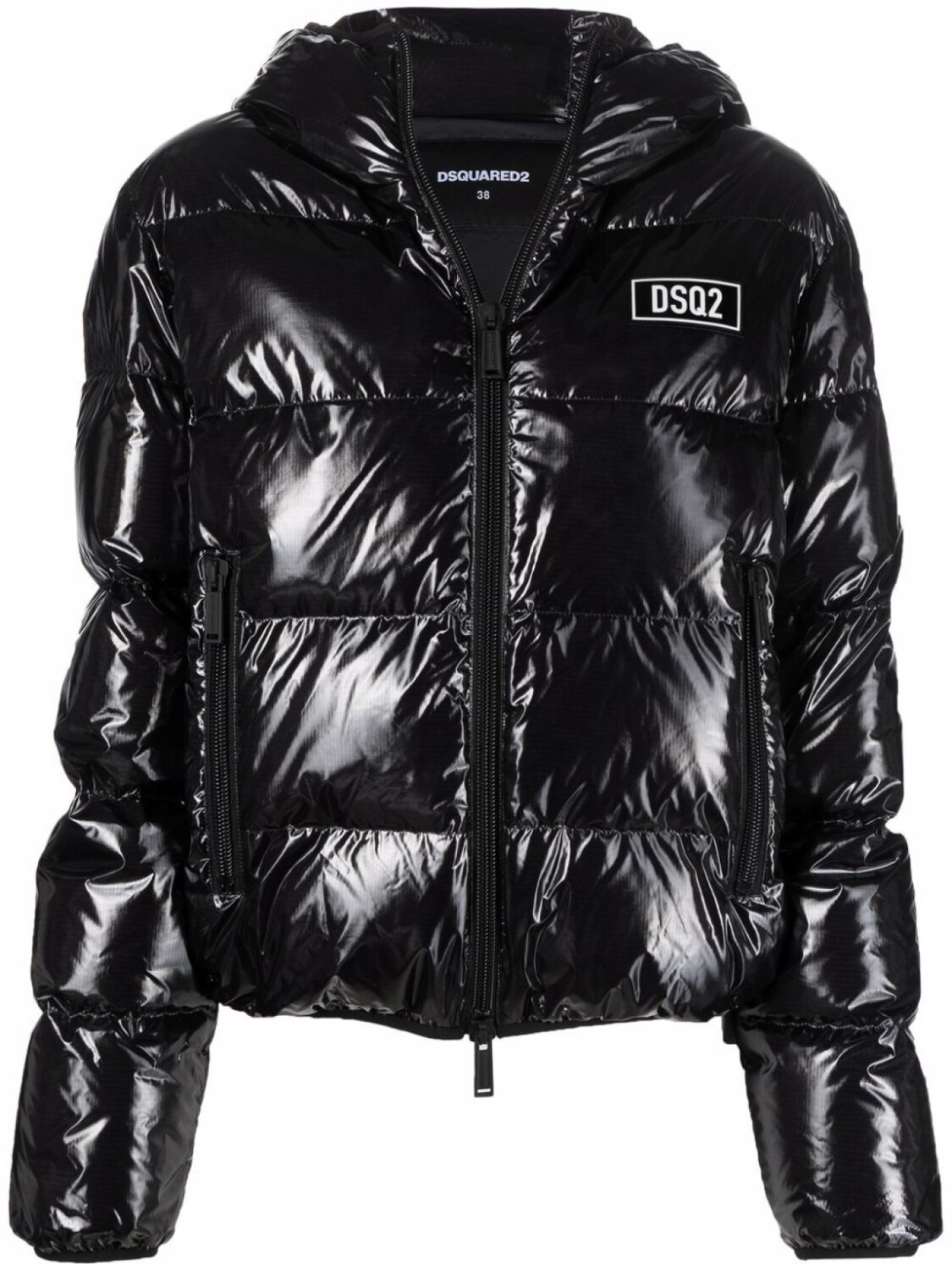 

Dsquared2 пуховик на молнии, черный