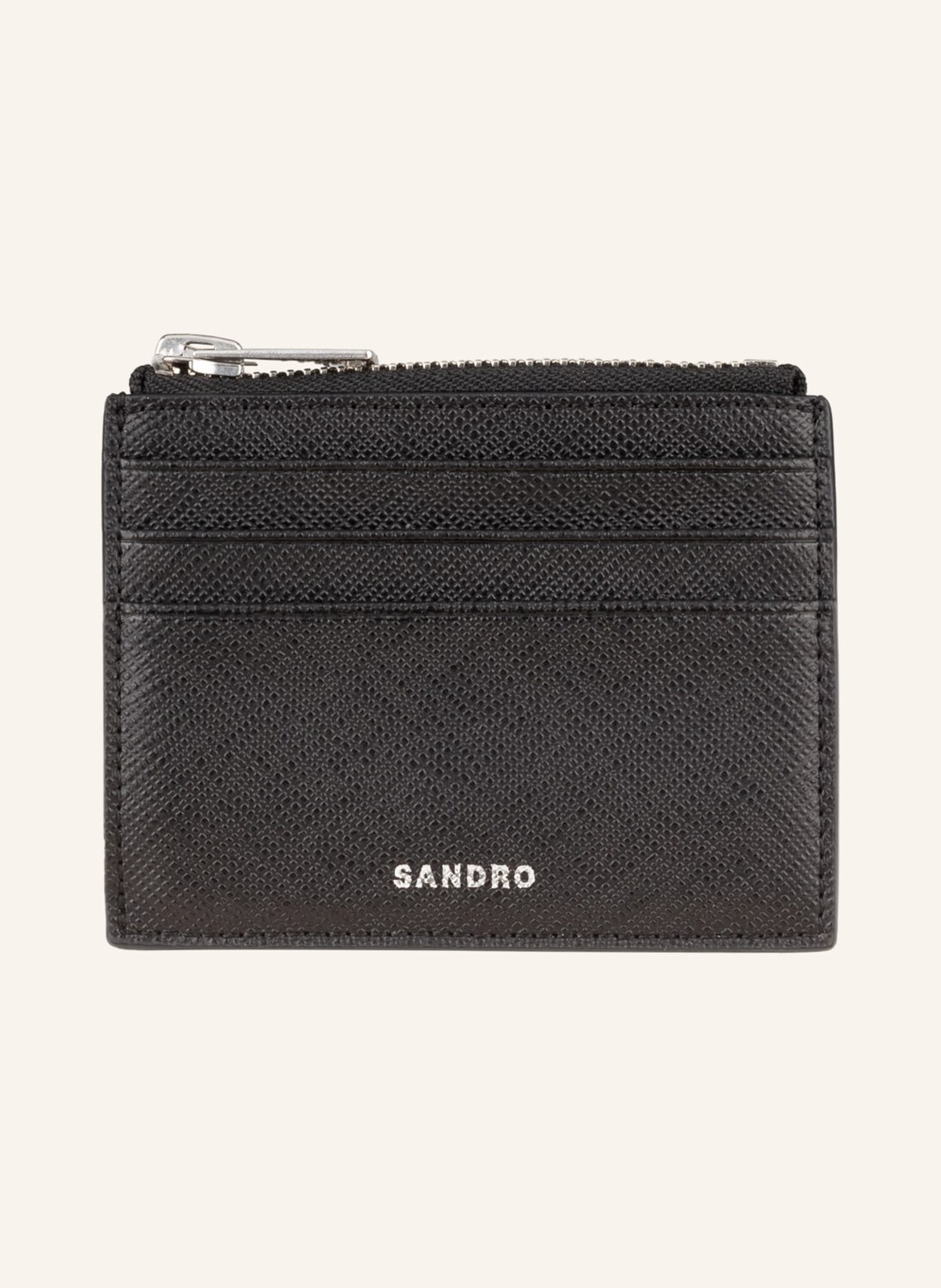 

Кошелек SANDRO Saffiano-, черный