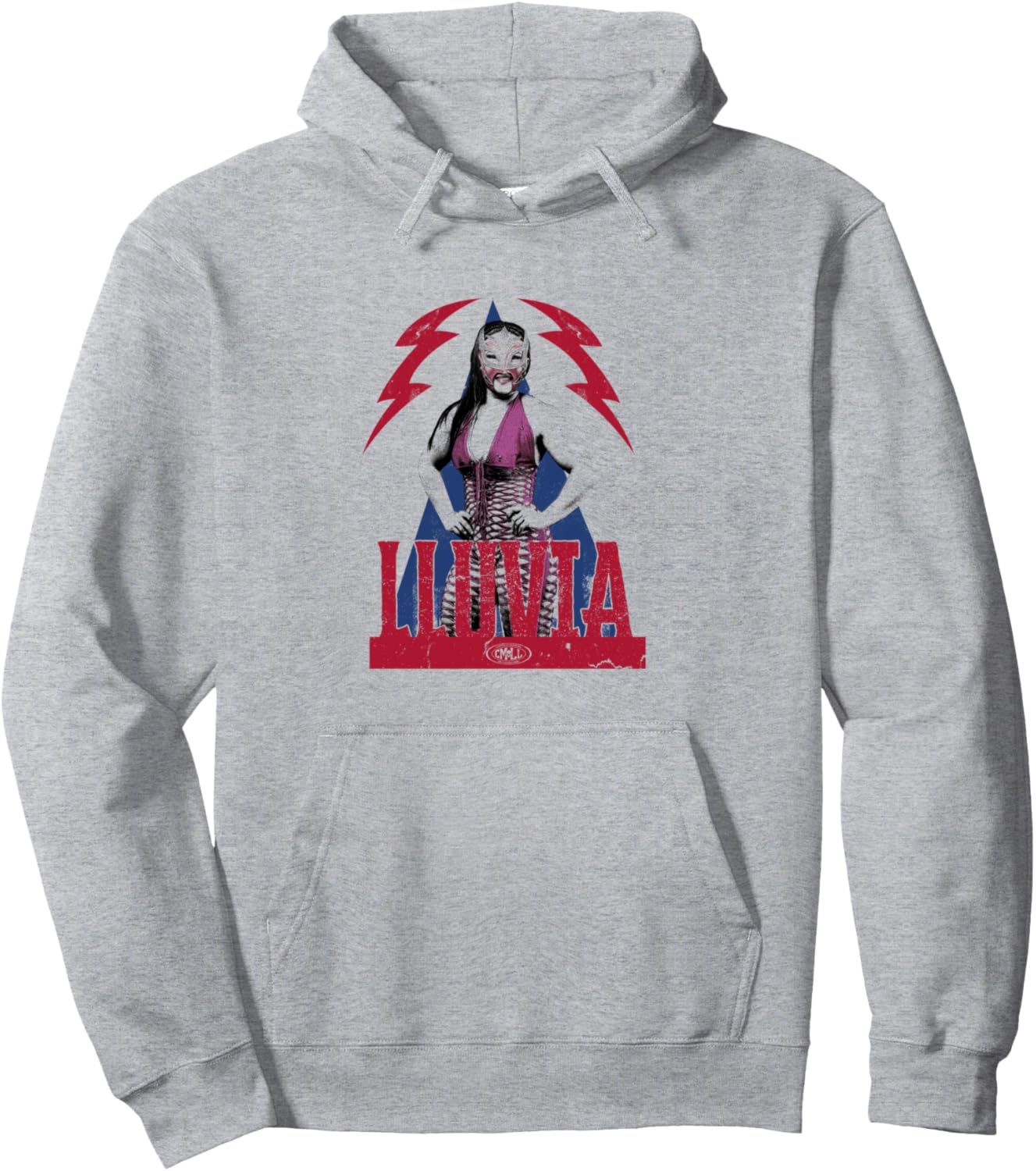 

Толстовка Lluvia Mexican Luchador с красочным дизайном в стиле рестлинга, серая Cmll, Серый, Толстовка Lluvia Mexican Luchador с красочным дизайном в стиле рестлинга, серая Cmll