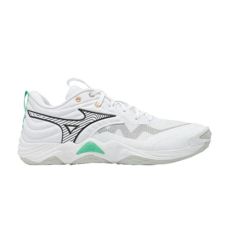 

Кроссовки Mizuno Wave Momentum Elite, White Black Frozen Emerald