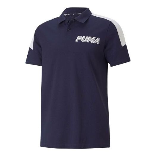 

Футболка modern sports logo polo t-shirt 'navy' Puma, синий