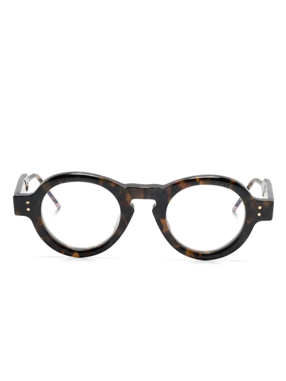 

Очки в круглой оправе Thom Browne Eyewear, коричневый