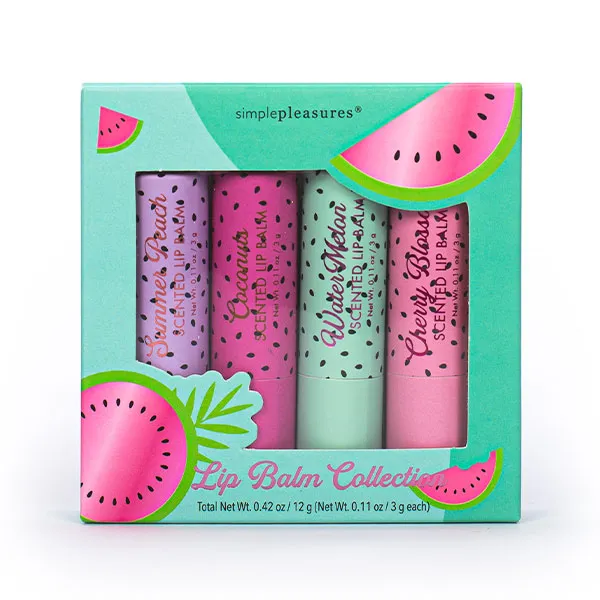 

Набор бальзамов для губ Set Lip Balms Watermelon Tri-Coastal, 1 UD