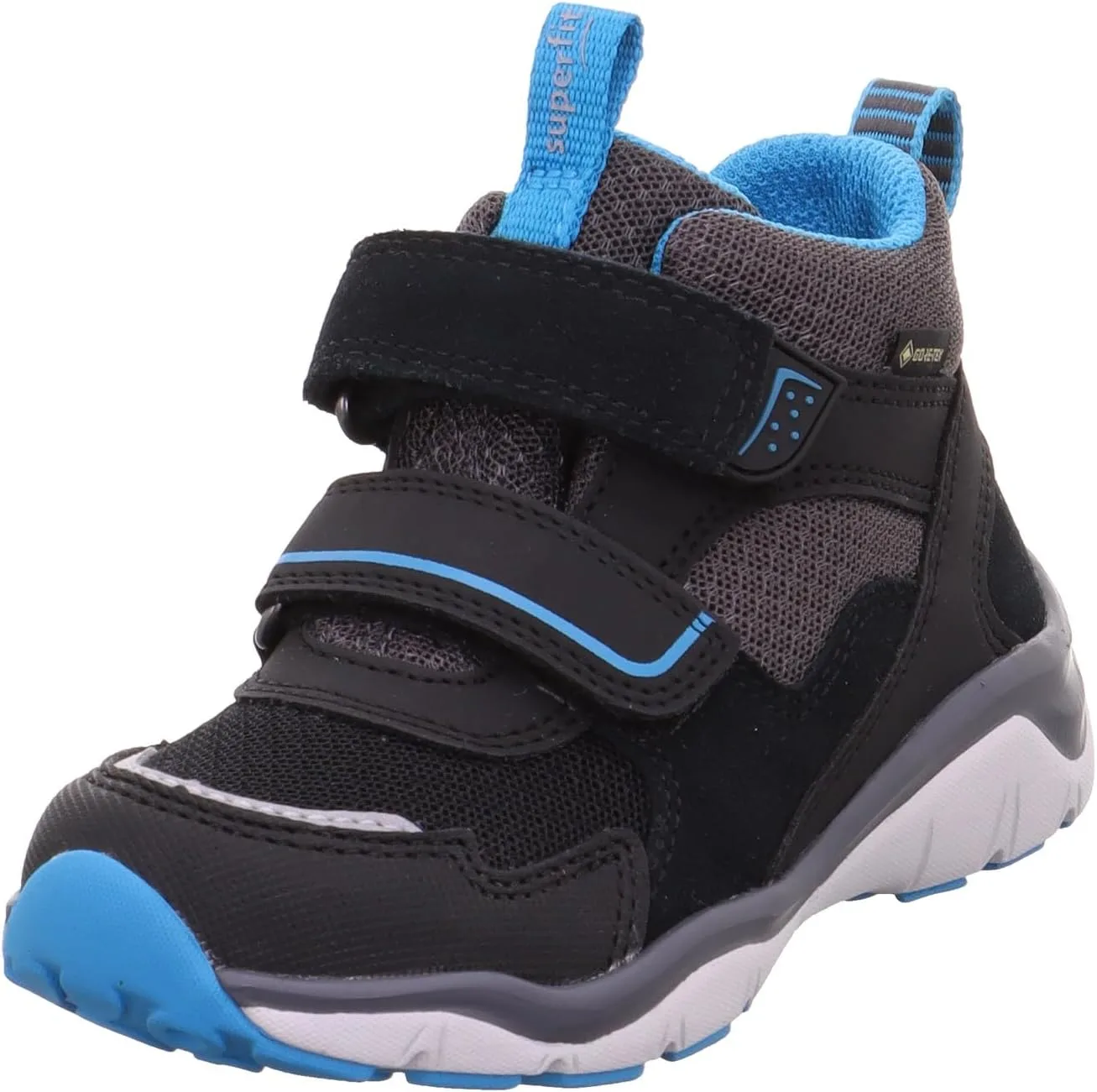 Кроссовки Superfit Jungen Sport5 Gore-tex, черный/светло-голубой