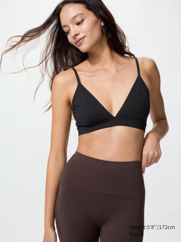 

Ультраэластичный бюстгальтер без косточек, треугольная форма Uniqlo, 09 black