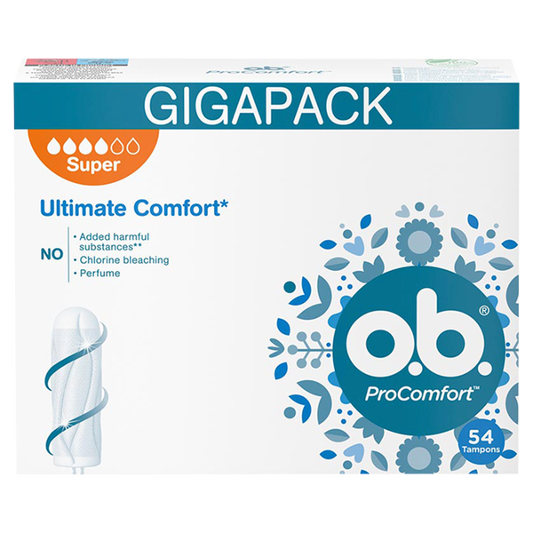 

Тампоны гигиенические, 54 шт./1 уп. O.B. Procomfort super