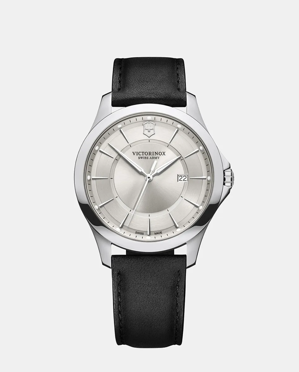 

Мужские часы Victorinox Victoallia V241905 из черной кожи, черный