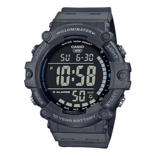 

Часы CASIO Sports Waterproof Mens Black Digital, черный