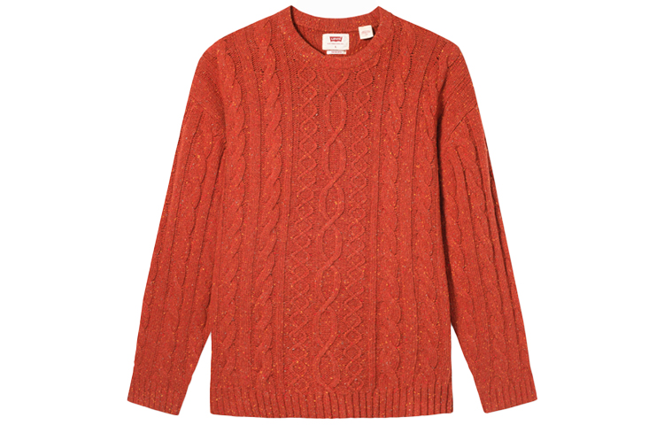 

Свитер мужской кирпично-красный Levis, бордовый красный