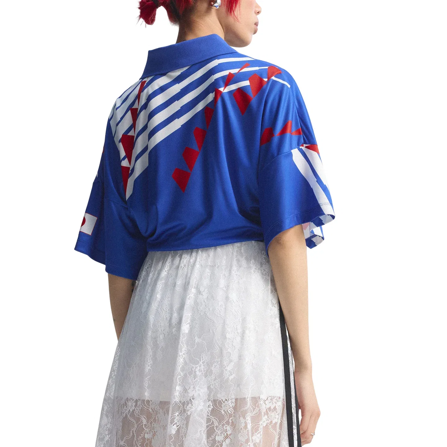 Футболка Adidas Japan Reconstructed Bringback 'White Power Blue' KE2291, синий — фото 2