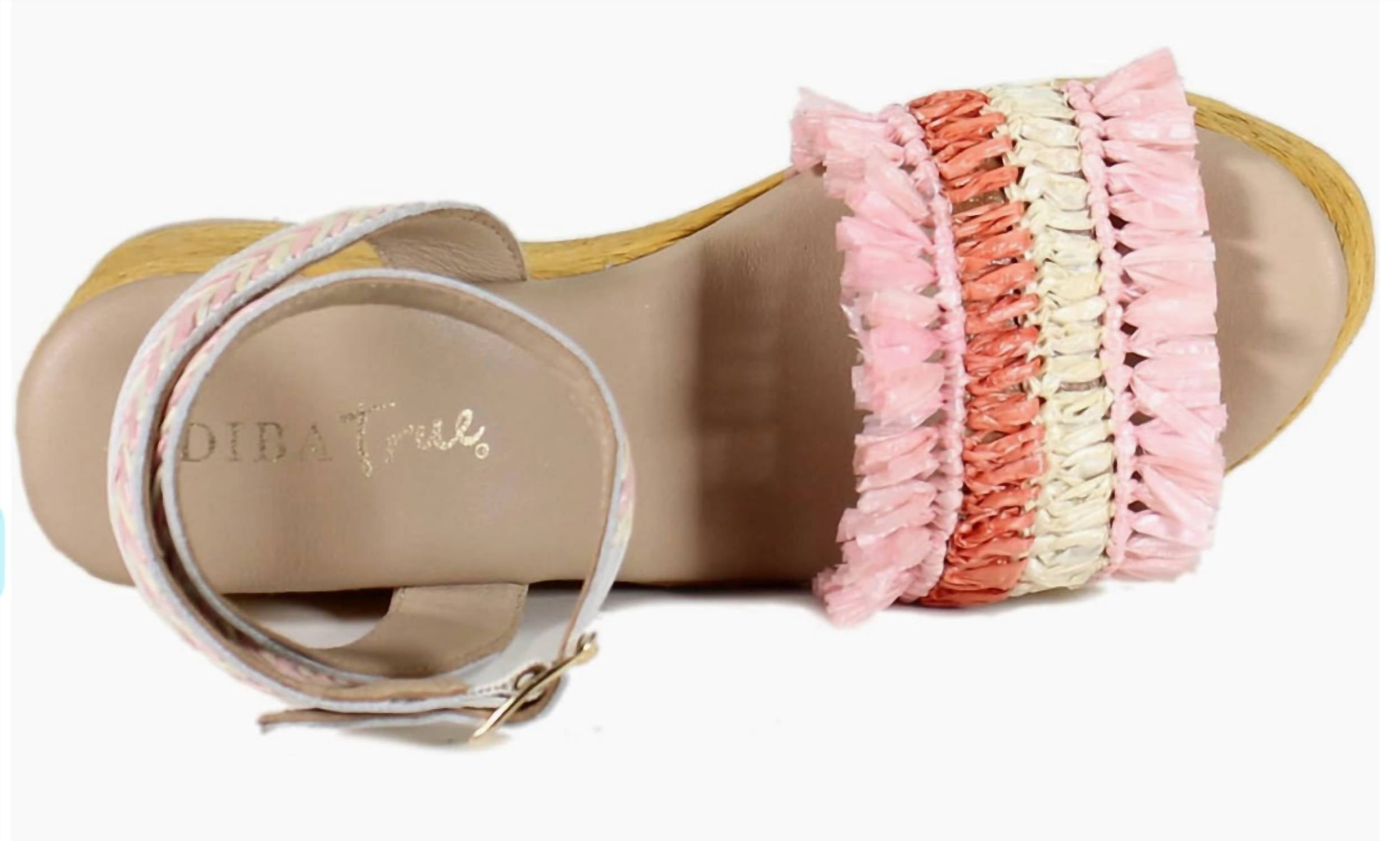 Женские босоножки Muddie Water Wedge Sandals, разноцветные DIBA True, мультиколор — фото 2