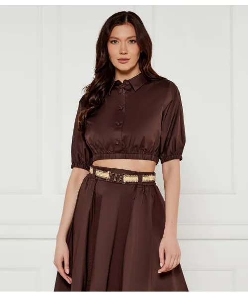 

Рубашка Cropped fit Twin-Set, коричневый