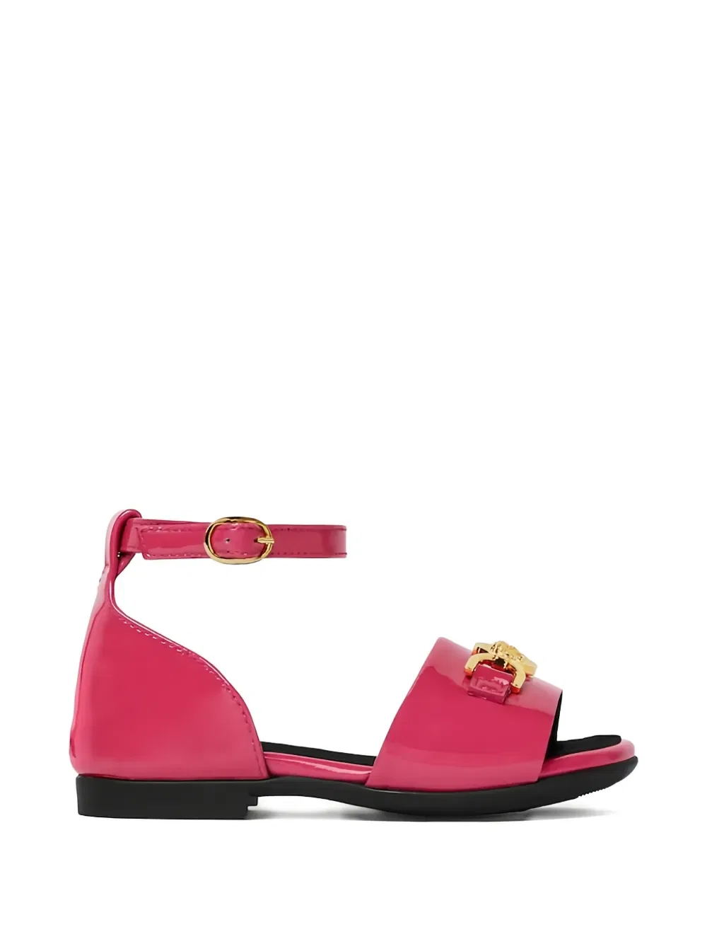 Сандалии с пряжкой «Медуза» Versace Kids, розовый