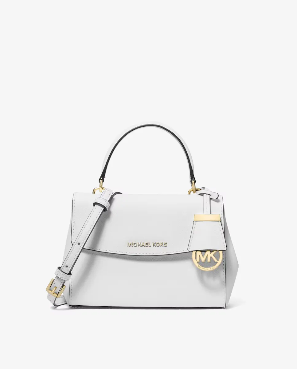 

Кожаная сумка через плечо, трансформируемая в сумку через плечо Michael Michael Kors, белый