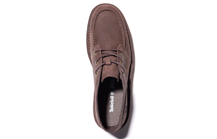 Мужские ботинки Timberland Westmore Moc Toe на рифленой подошве, темно-коричневый — фото 4