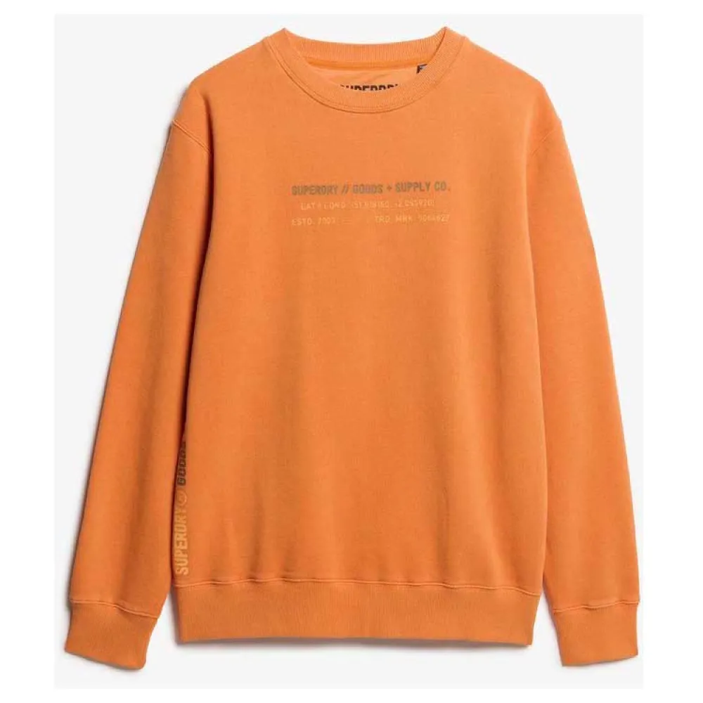 Толстовка Superdry Utility Sport, оранжевый — фото 3