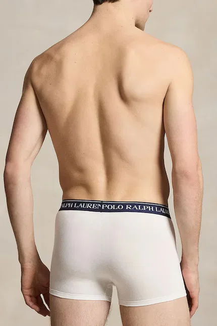 Боксеры из мягкого хлопка 3 шт Polo Ralph Lauren, белый — фото 3