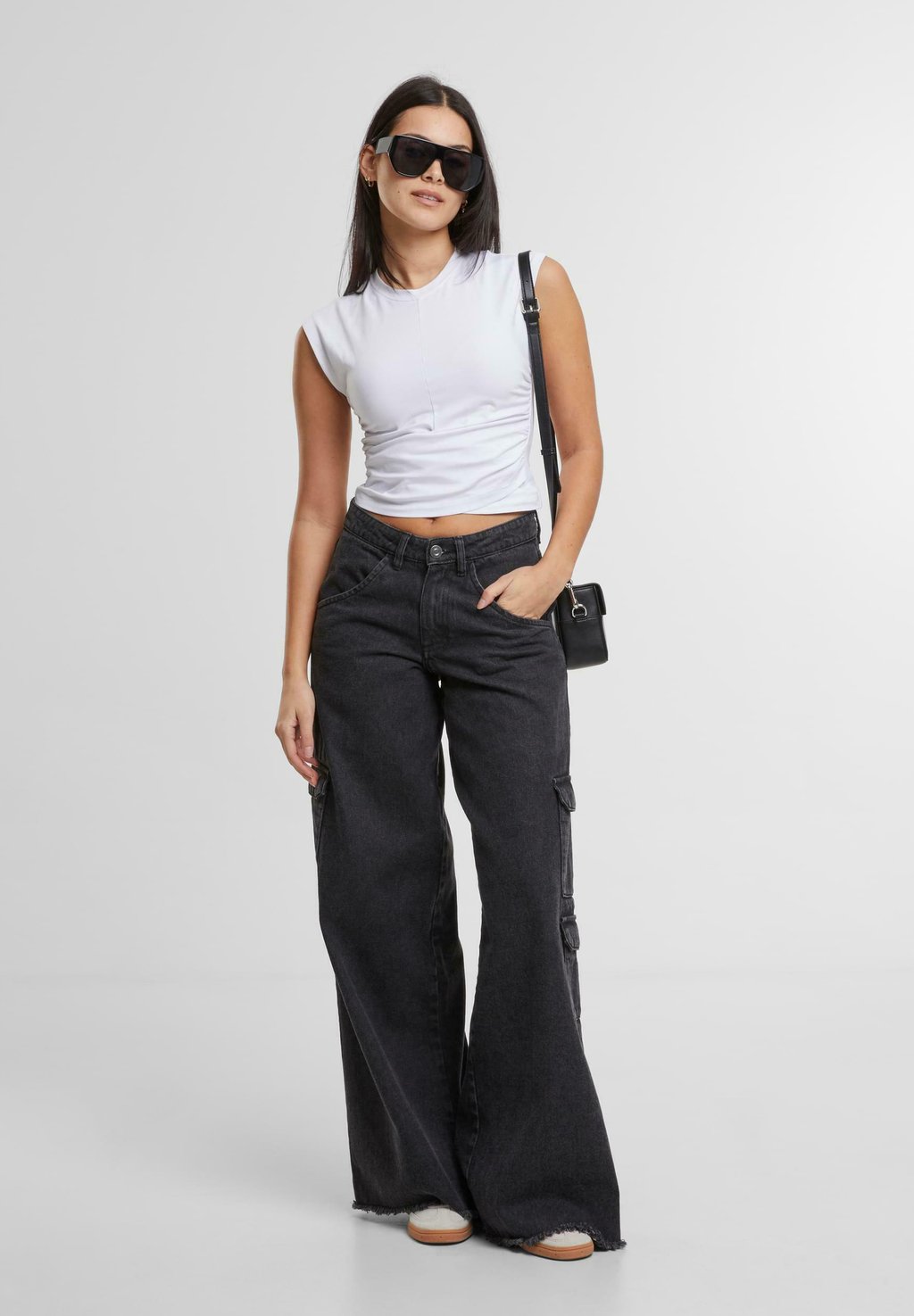 

Топ CROPPED WRAPPED Urban Classics, белый