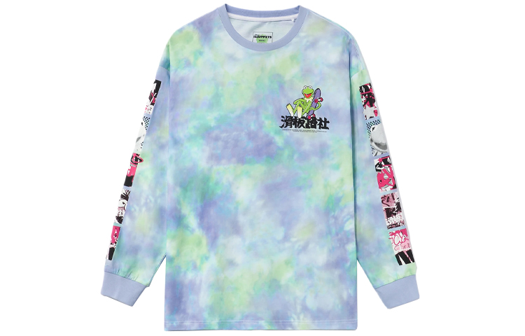 

Футболка LiNing мужская сине-зеленая