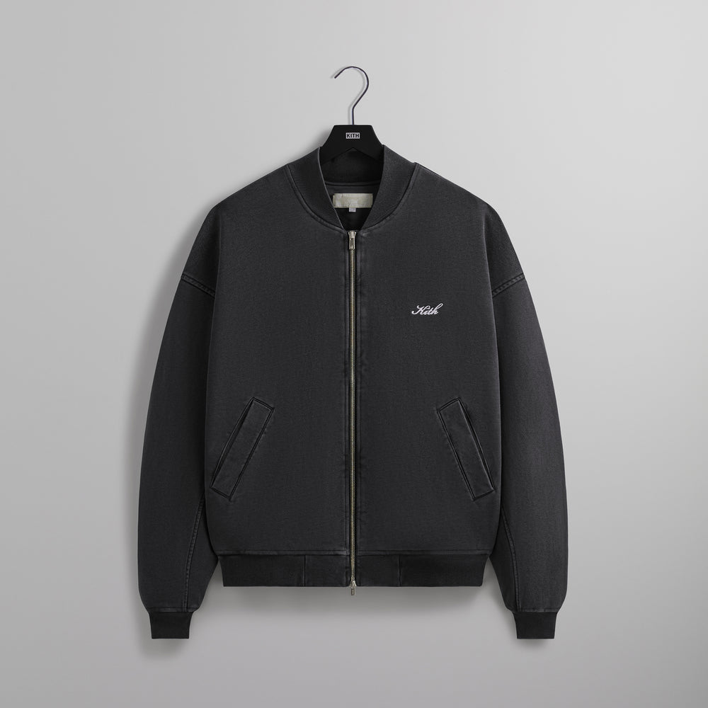 

Куртка Kith Fleece Avery Bomber Jacket, черный