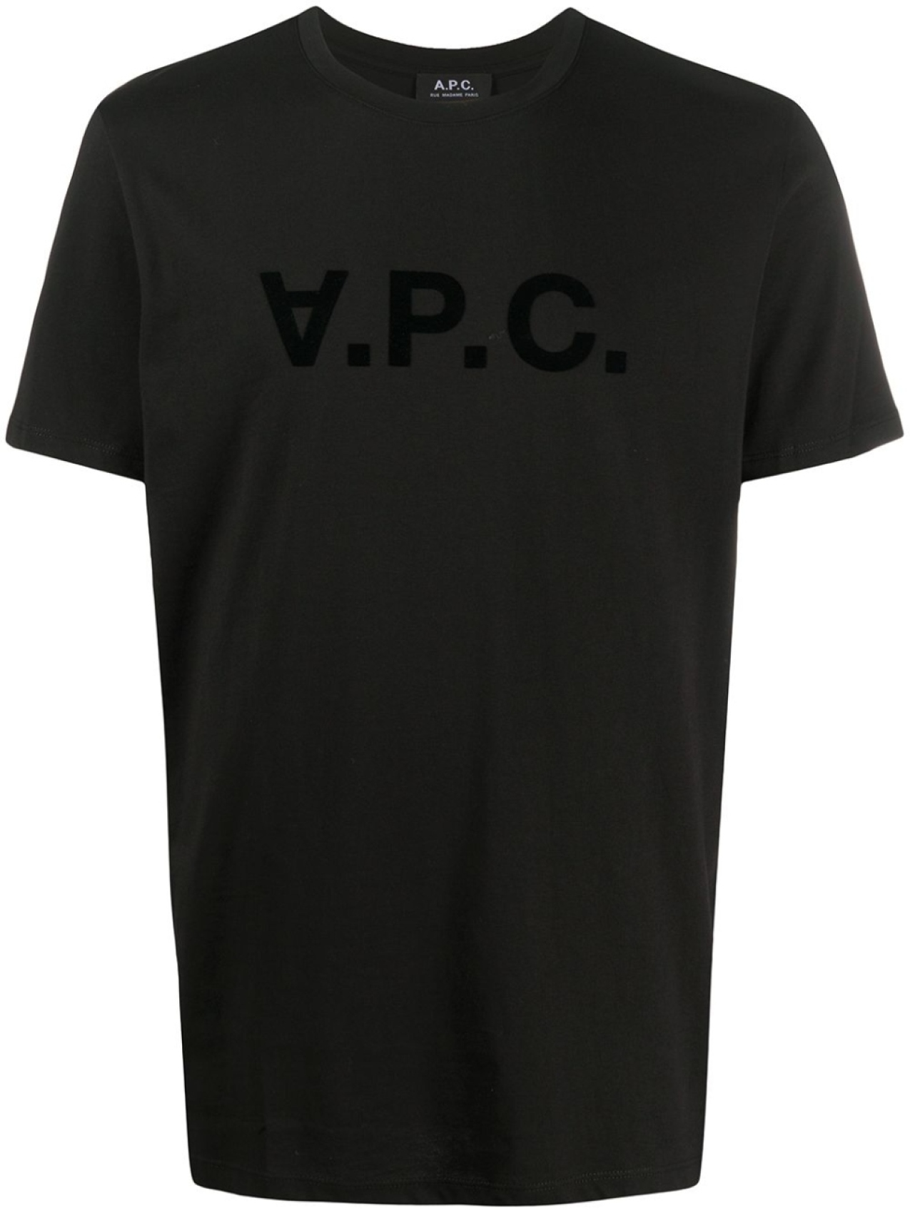 

A.P.C. футболка с логотипом, черный