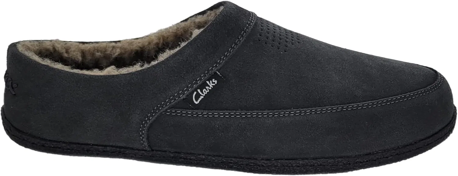 Тапочки мужские, Clarks, серый — фото 2