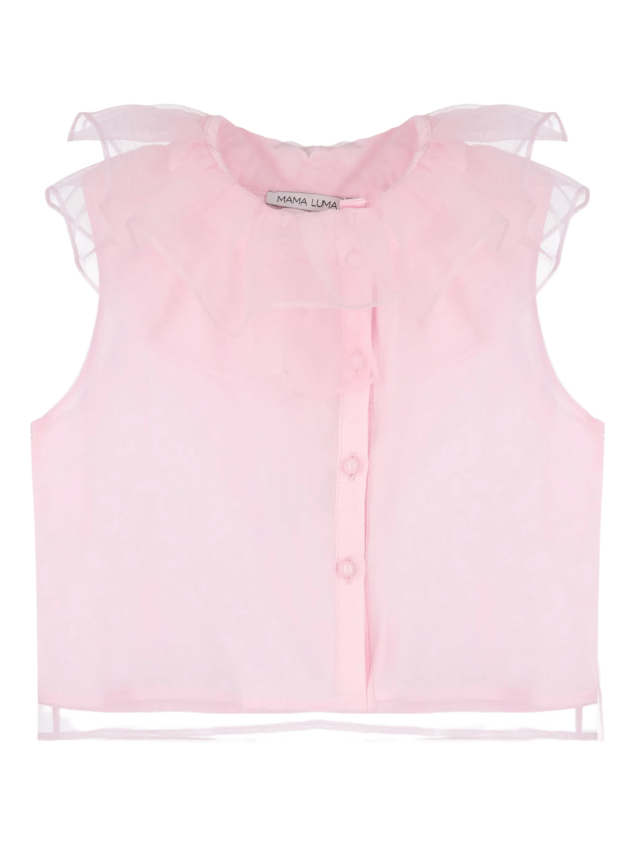 Комплект шифоновой юбки с бантом Mama Luma Kids, розовый — фото 3