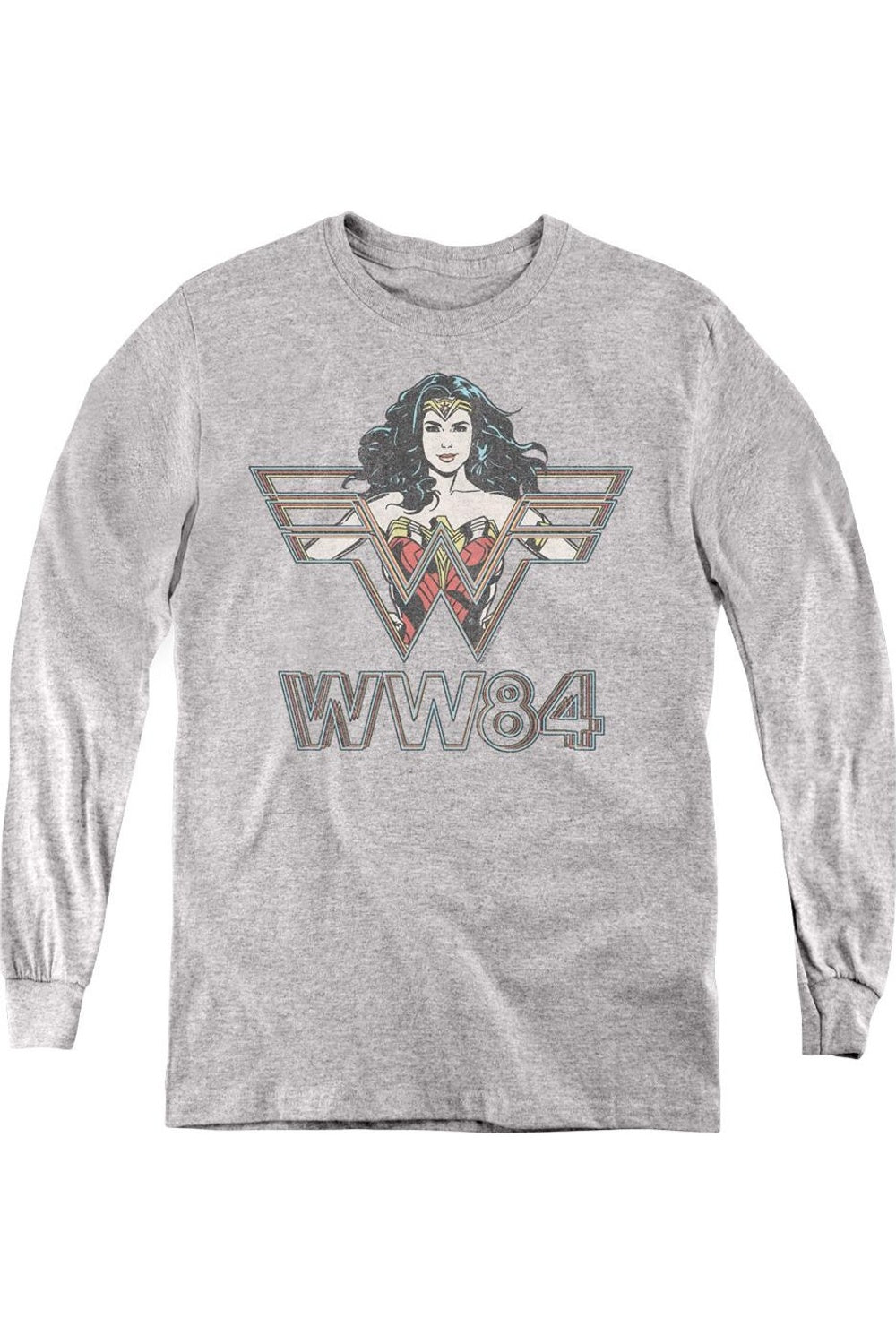 

Футболка с длинным рукавом Wonder Woman 84 In Symbol Youth Gildan, Athletic Heather