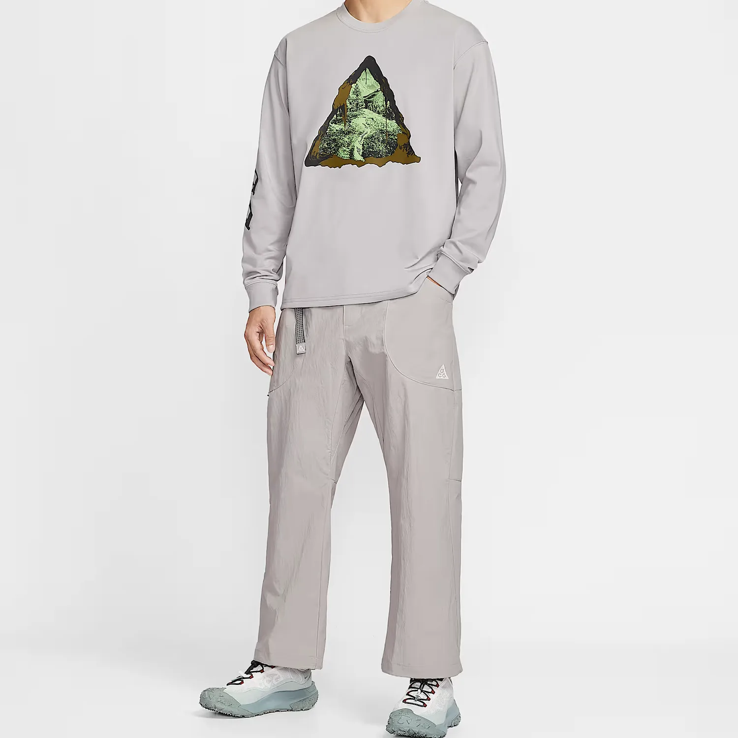 Брюки мужские casual ACG Dolomiti Nike, University Gray/Coal Black/Mountain White — фото 4