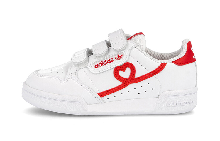 

Детские кроссовки для скейтбординга Continental PS Low-top белые/красные Adidas Originals